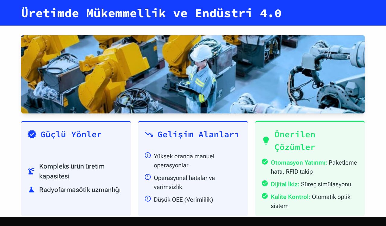 Turkish Industry 4.0 slide example